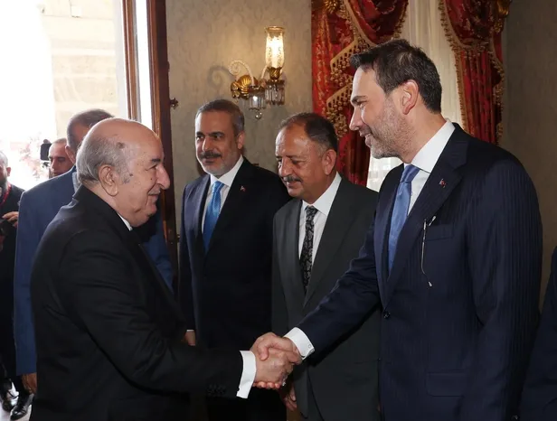 Başkan Erdoğan Dolmabahçe Çalışma Ofisi’nde Cezayir Cumhurbaşkanı Abdülmecid Tebbun’u kabul etti: 5 alanda imzalar atıldı-10