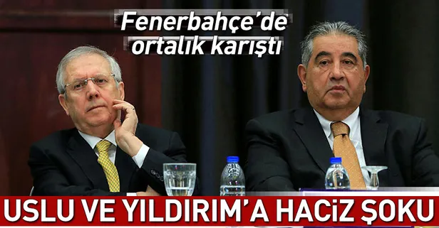 Aziz Yıldırım ve Mahmut Uslu'nun evine haciz gitti