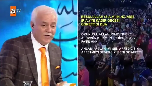 Nihat Hatipoğlu'ndan Kadir Gecesi duası | Kadir Gecesi okunacak dua
