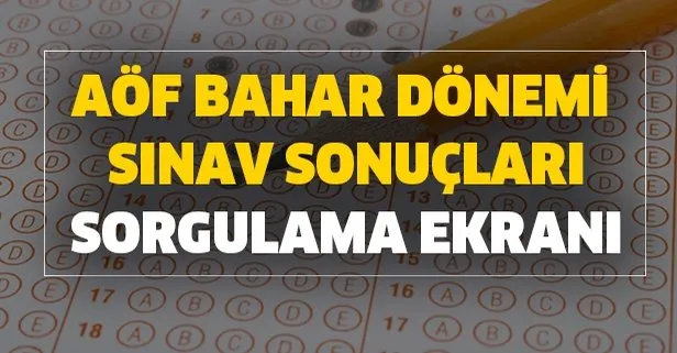 anadolu edu tr aof sinav sonuclari