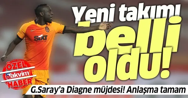 Galatasaray'a Diagne müjdesi! Takımdan ayrılıyor...