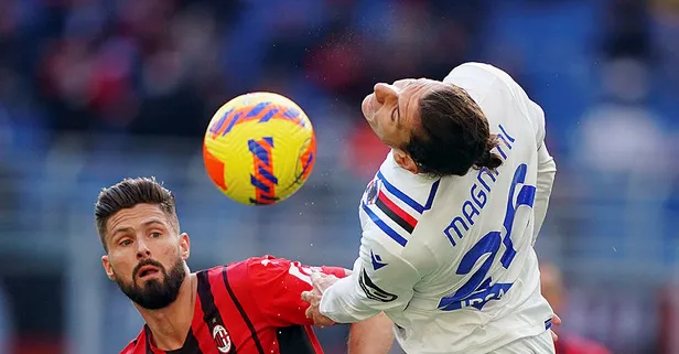 Milan, Sampdoria'yı tek geçti! Inter'i solladı