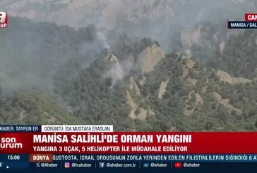 Manisa Salihli’de orman yangını!