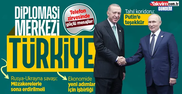 Son dakika: Başkan Recep Tayyip Erdoğan, Vladimir Putin ile görüştü