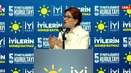 İYİ Parti’de Kongre Günü: Meral Akşener: Bugün bu kürsüden son kez konuşuyorum