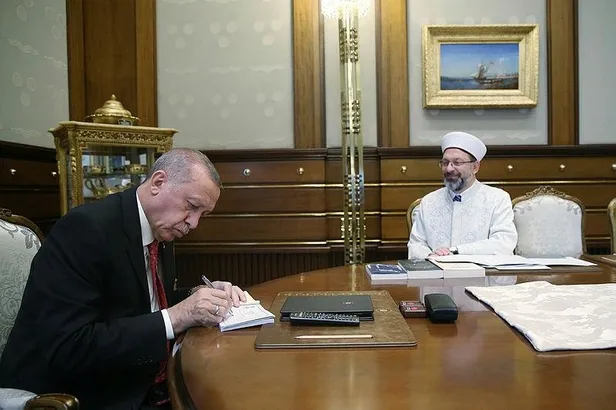 Başkan Recep Tayyip Erdoğan'dan Türkiye Diyanet Vakfına kurban bağışı-1