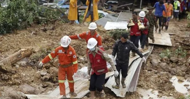 Myanmar'daki toprak kaymasında ölü sayısı 69'a çıktı