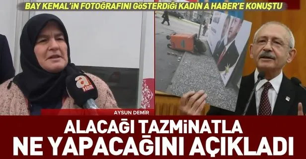 Kılıçdaroğlu’nun Çöpten ekmek topluyor dediği Aysun Demir A Haber’e konuştu