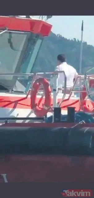 CHP'li İBB Başkanı Ekrem İmamoğlu vatandaş trafik çilesi çekerken 'Çevre 1' adlı tekneyi kendine makam aracı yaptı - 2