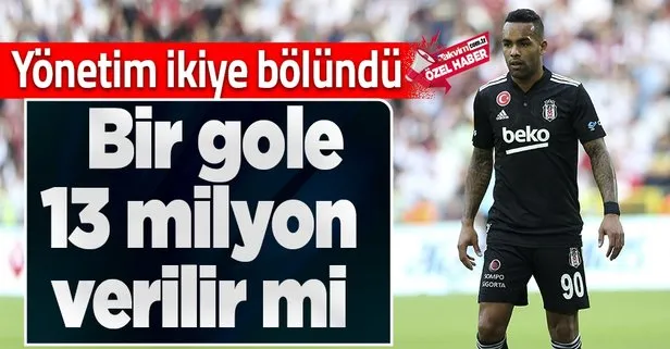 Beşiktaş yönetimi Alex Teixeira için ikiye bölünmüş durumda! Brezilyalı yıldızın bir golü 13 milyon 650 bin lira