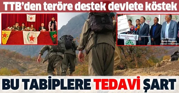 Türk Tabipler Birliği terör örgütü PKK’nın siyasi uzantısı HDP’ye hamilik yapıyor!