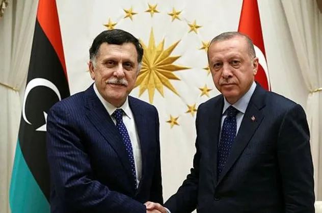 Başkan Erdoğan Al Sarraj'ı kabul etti
