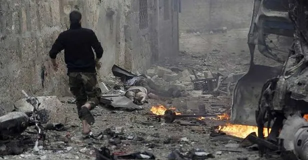 Esed havadan vurdu: 8 ölü