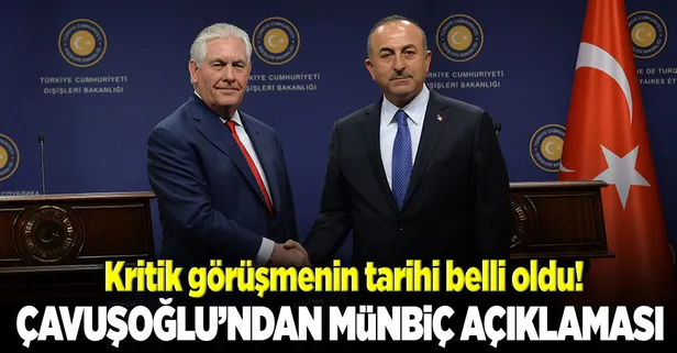 Çavuşoğlu'ndan Münbiç açıklaması