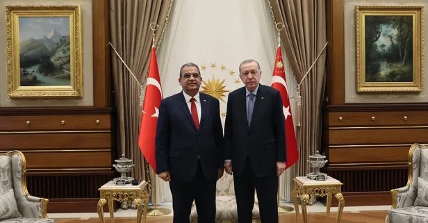 Başkan Erdoğan, KKTC Başbakanı Sucuoğlu’nu kabul etti