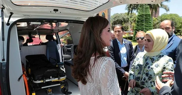 Emine Erdoğan, Paraguay’da TİKA’nın yaptığı yardımların teslim programına katıldı