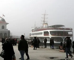 Dikkat! Vapur seferleri iptal