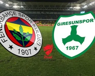 Fenerbahçe - Giresunspor maçı hangi kanalda?
