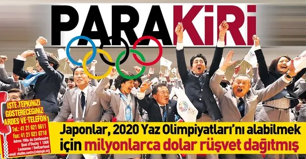 Japonlar, 2020 Yaz Olimpiyatları’nı alabilmek için milyonlarca dolar rüşvet dağıtmış