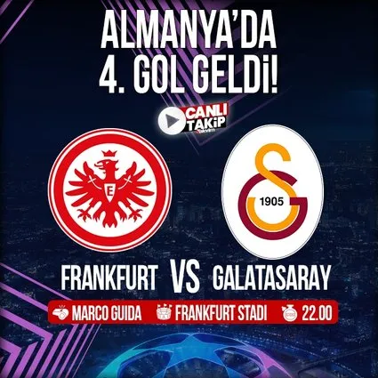 Eintracht Frankfurt - Galatasaray | CANLI