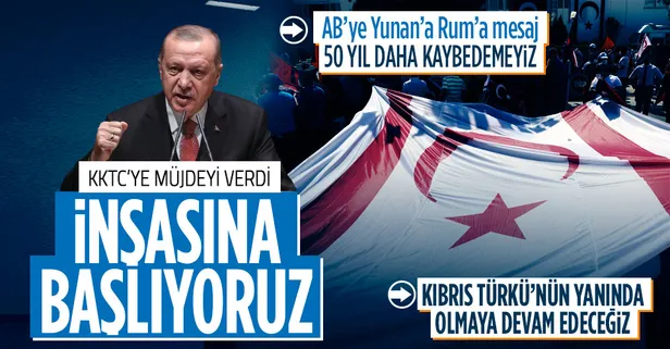 Son dakika: Başkan Erdoğan KKTC Meclisi'nde müjdeyi açıkladı!