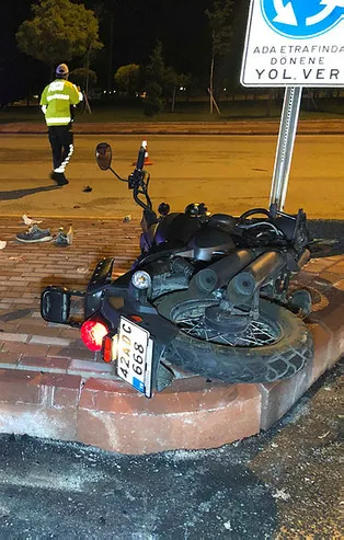 Konya'da feci kaza! Metrelerce sürüklenen motosiklet sürücüsü hayatını kaybetti