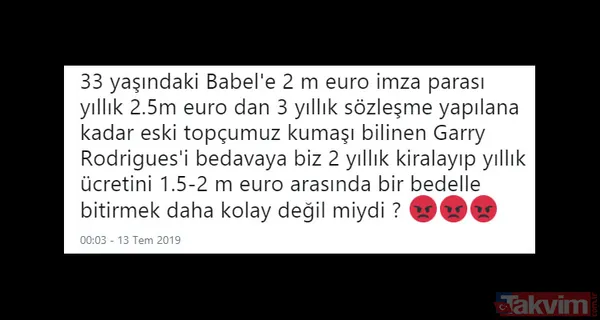 Galatasaray taraftarı Fenerbahçe'nin Garry Rodrigues transferi sonrası çıldırdı - 11
