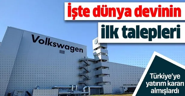 volkswagen in ilk talepleri belli