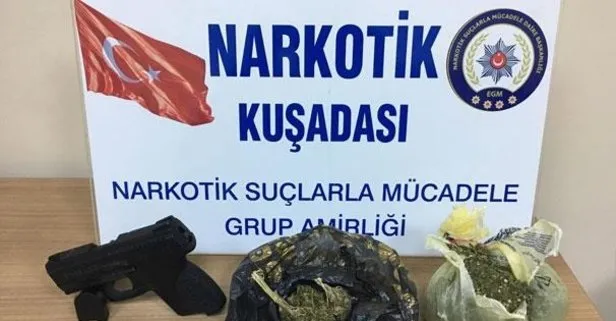 Polisten kaçan araçtan esrar çıktı