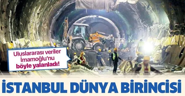 İşte Ekrem İmamoğlu’nu yalanlayan veriler! İstanbul, raylı sistem inşasında dünya birincisi