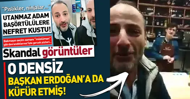 Başörtülüleri hakaret yağmuruna tutan Bülent Kökoğlu, Başkan Erdoğan'a küfür ederek haddini aştı