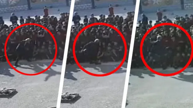 Isparta'dan skandal görüntüler! Okul müdürü öğrencinin yüzüne tekme attı-1