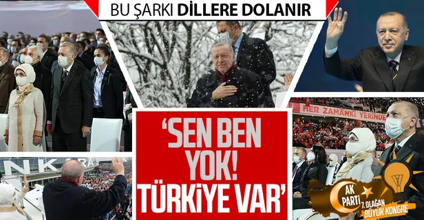 İşte AK Parti 7.Olağan Büyük Kongresi'nde çalınan o şarkılar! Dikkat çeken beraberlik vurgusu