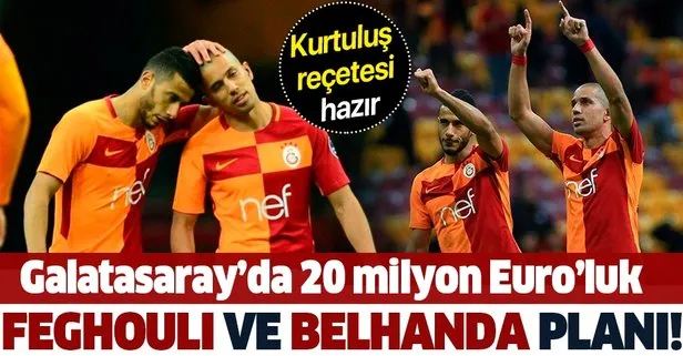 20 milyon €’luk Feghouli ve Belhanda planı! İki yıldızın satışı Galatasaray’a nefes aldıracak...
