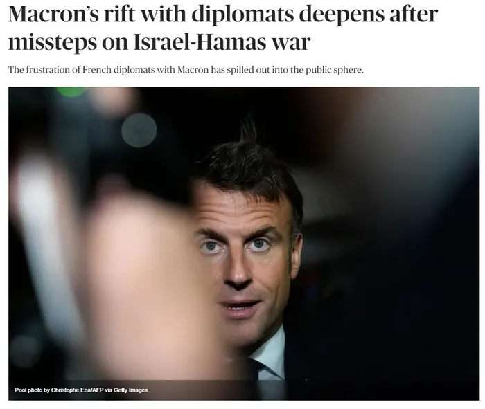 Macron Fransız diplomatların hedefinde: Bir gün İsrail yanlısı ertesi gün Filistin yanlısı-1