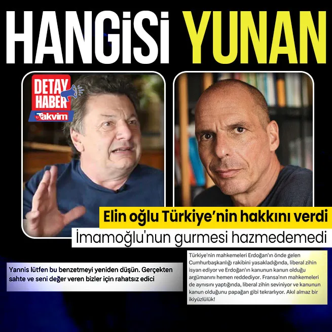 Vedat Miloru rahatsız eden açıklama! Yunan bakan Türkiyenin hakkını savundu İmamoğlunun gurmesi karşı çıktı: Bir daha düşün