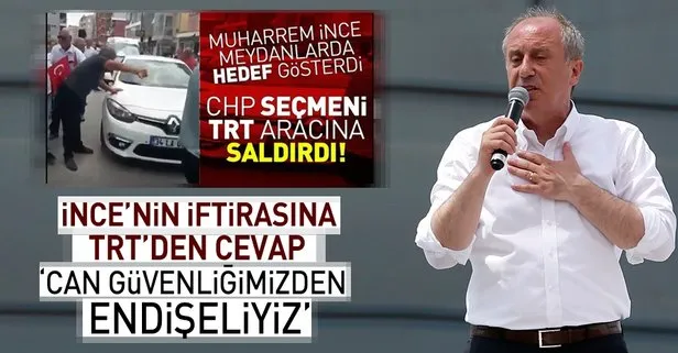 İnce'nin yalanına TRT'den yanıt geldi