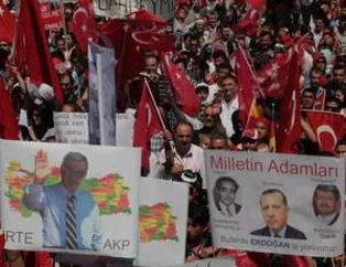 Almanya'da Erdoğan'a dev destek