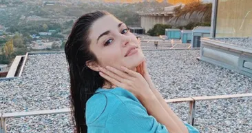 Hande Erçel romantik pozlarıyla sosyal medyayı yerinden oynattı ama... Siz bir de eski halini görün