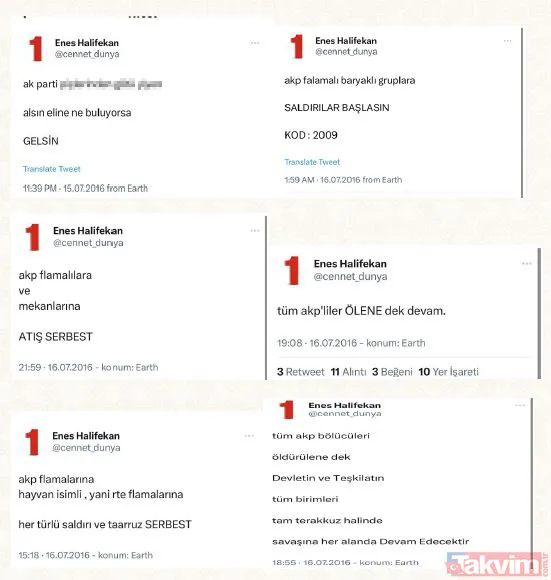 Enes Halifekan isimli FETÖ hesabının deşifresi! Gizli mesajlar olay bağlantılar... Hangi isimler var? - 14