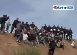 Alman polisinin çevrecilerle kavgası