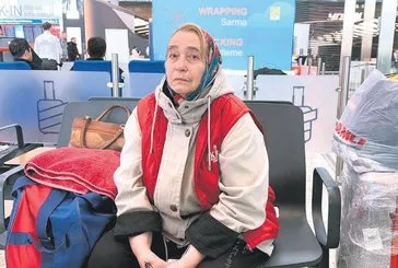Terminal filmi gerçek oldu! 70 yaşındaki Ukraynalı kadının İstanbul Havalimanı evi oldu