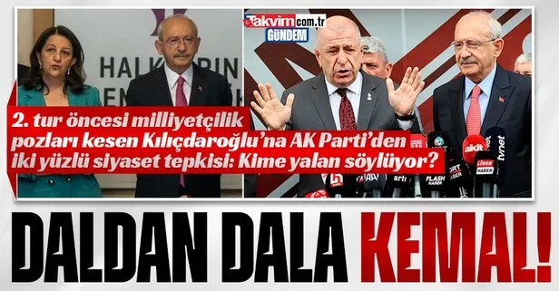 AK Parti’den milliyetçilik pozları kesen 7’li koalisyonun adayına ikiyüzlü siyaset tepkisi: Kılıçdaroğlu’na HDP’ye mi Zafer Partisi’ne mi yalan söylüyor?