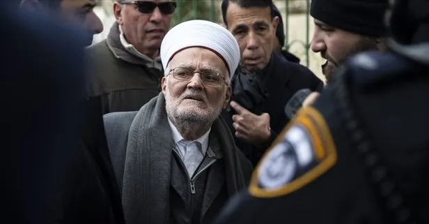 İşgalci İsrail'den Mescid-i Aksa İmam Hatibi'ne tehdit