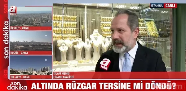 Altın fiyatları 8.120 TL'den 7.460 TL'ye düştü: İslam Memiş'ten gram altın ve euro uyarısı - 2