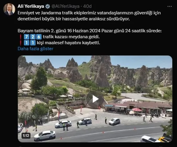 Kurban Bayramı tatilinin ilk 2 günü trafik kazalarında 16 kişi hayatını kaybetti! İçişleri Bakanı Ali Yerlikaya uyardı: "Gözümüz cep telefonunda değil yolda olsun"-2