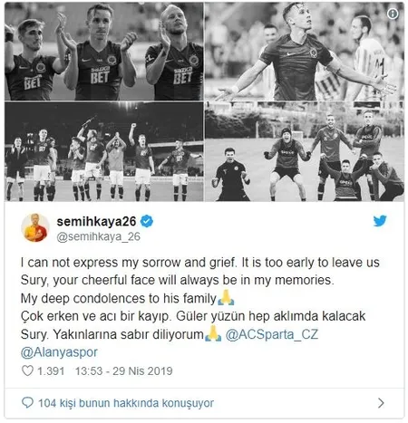 Semih Kaya'dan duygulandıran Josef Sural mesaj-1