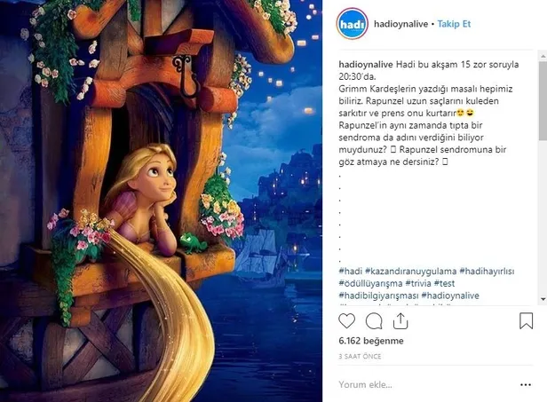 5 Eylül Hadi ipucu sorusu nedir? Rapunzel sendromu nedir?-1