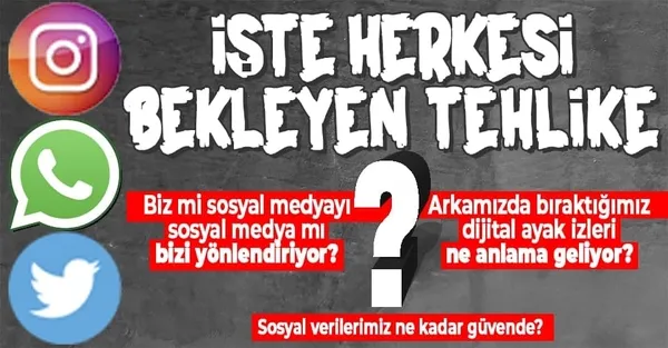 Sosyal medya mı bizi biz mi sosyal medyayı yönlendiriyoruz? Sosyal medya kullanıcılarını hangi tehlikeler bekliyor?-1