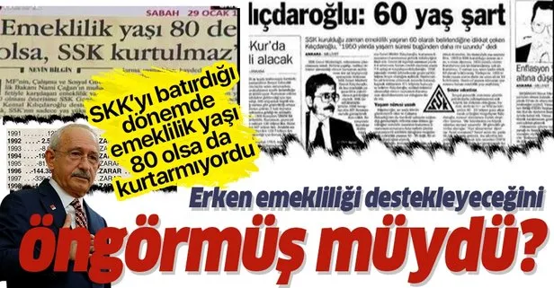 Sabah gazetesi yazarı Melih Altınok’tan Kılıçdaroğlu’na EYT sorusu: O zamanlarda erken emekliliği destekleyeceğini öngörmüş müydü?